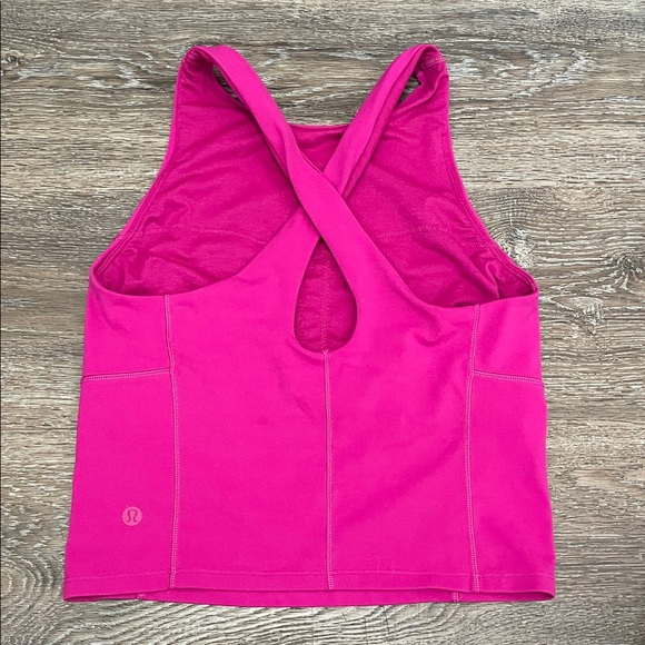 EUC Lululemon Key to Balance Tank. Color Ripened Raspberry. Size 4 - Picture 3 of 5